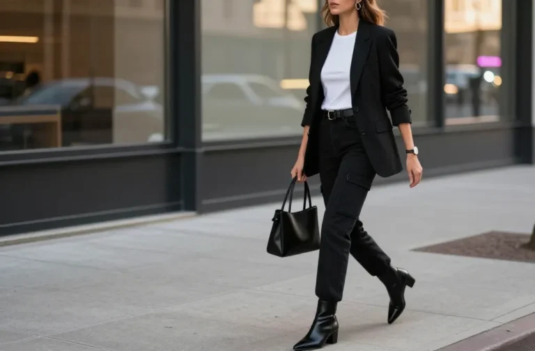 Steal These 10 Black Cargo Jeans Outfits That Work From Day to Night