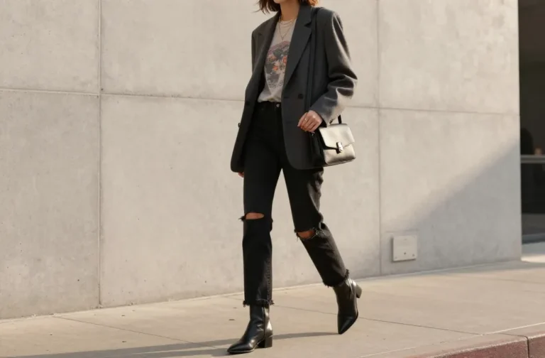 12 Black Ripped Jeans Outfits That Actually Look Chic Now