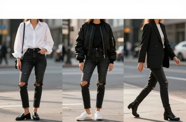Steal These 13 Black Ripped Jeans Outfits That Work in Any Season