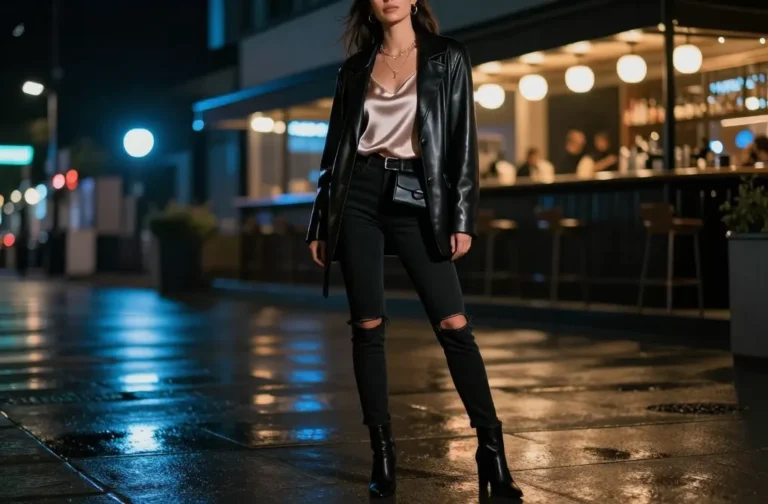 Viral Guide to 10 Stylish Black Ripped Jeans Outfits for a Night Out