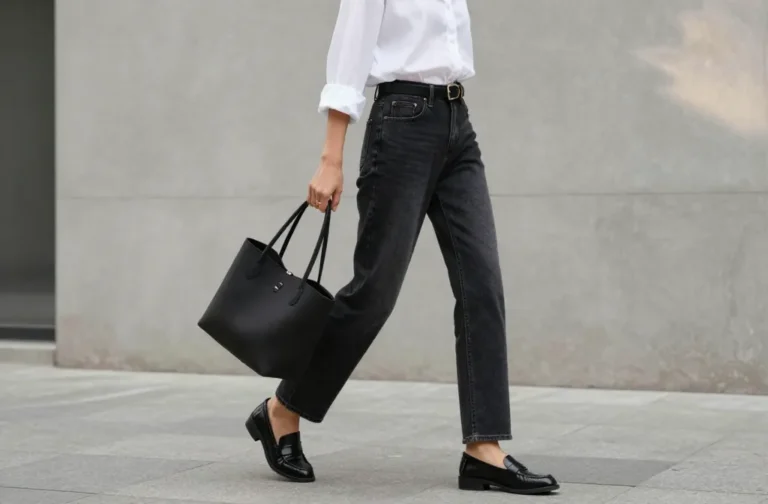 15 Faded Black Jeans Outfits That Are Simple but Look Styled Now