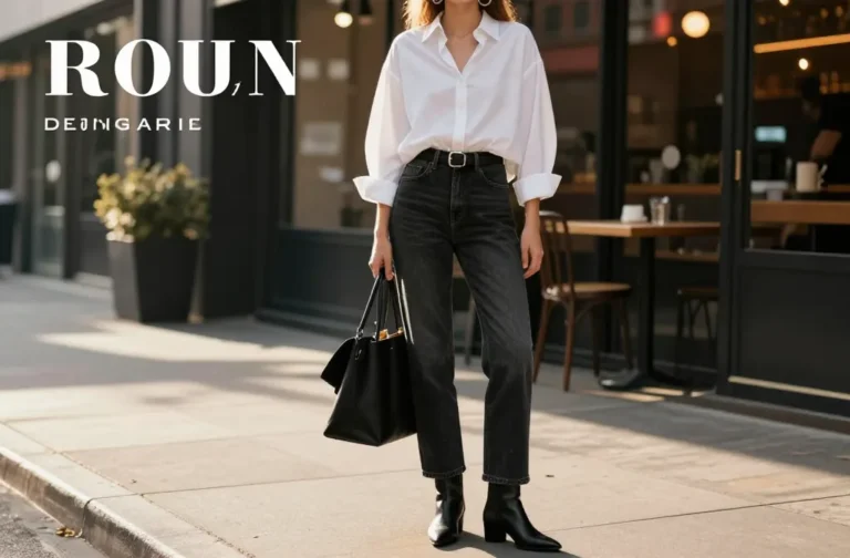 Steal These 10 Faded Black Jeans Outfits That Work for Day to Night