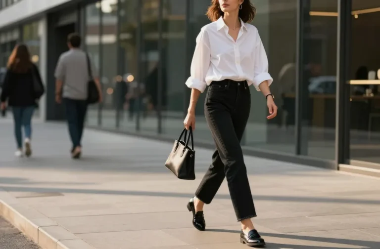 10 Black Jeans White Shirt Outfits That Fix Boring Wardrobes Now