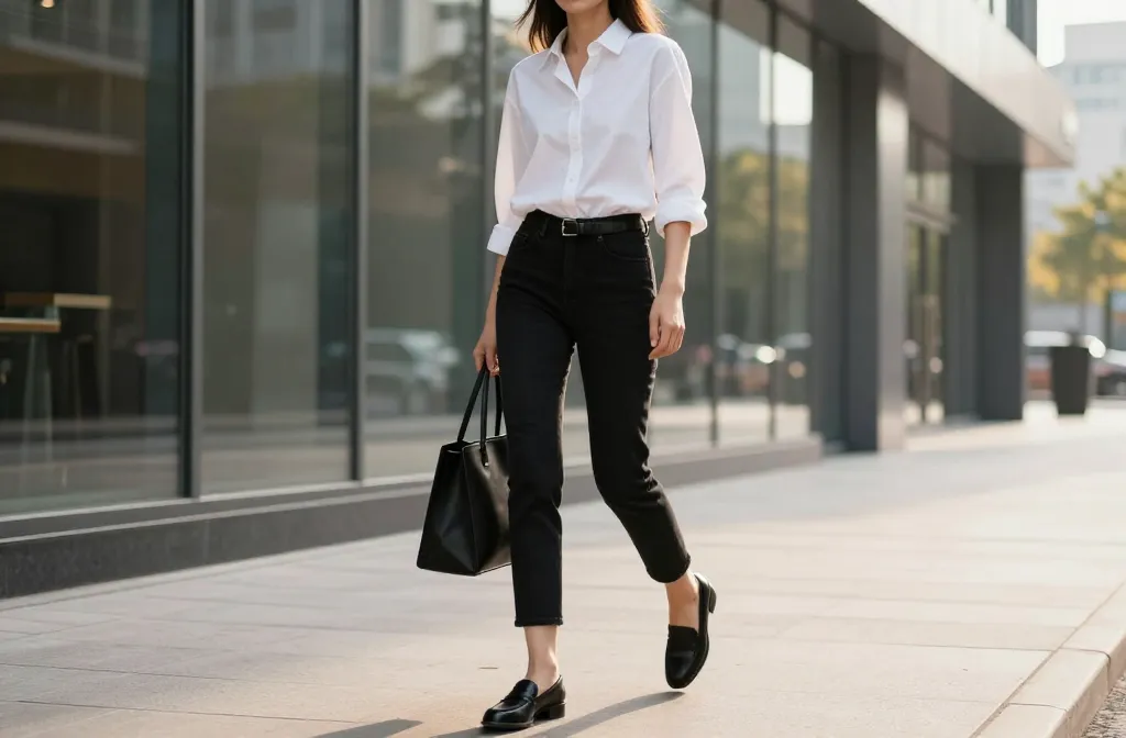 10 Black Jeans White Shirt Outfits That Look Effortlessly Chic Now