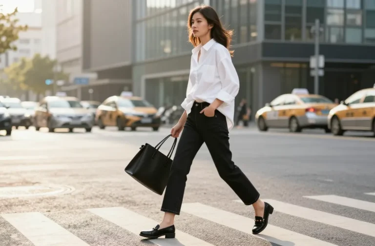Steal These 11 Black Jeans White Shirt Outfits That Go From Day to Night