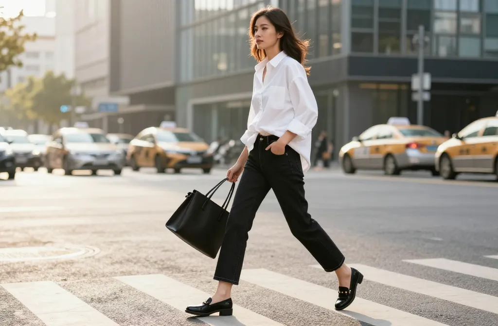 Steal These 11 Black Jeans White Shirt Outfits That Go From Day to Night