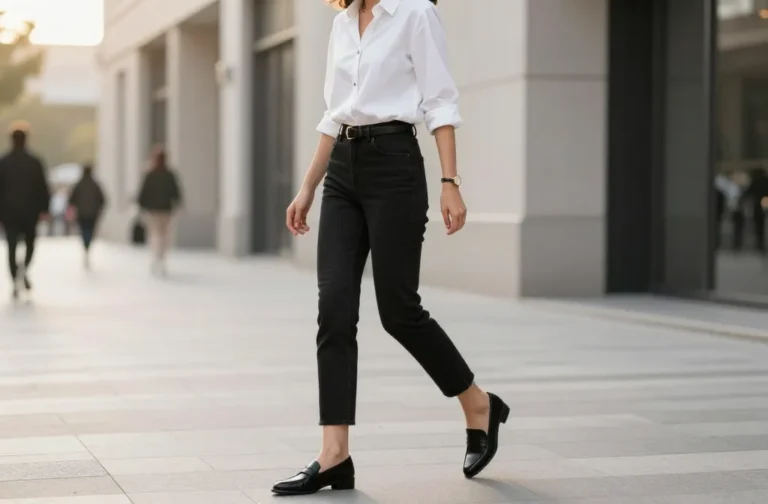 12 Black Jeans White Shirt Outfits That Make Getting Dressed Easy Now