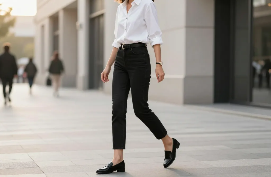 12 Black Jeans White Shirt Outfits That Make Getting Dressed Easy Now
