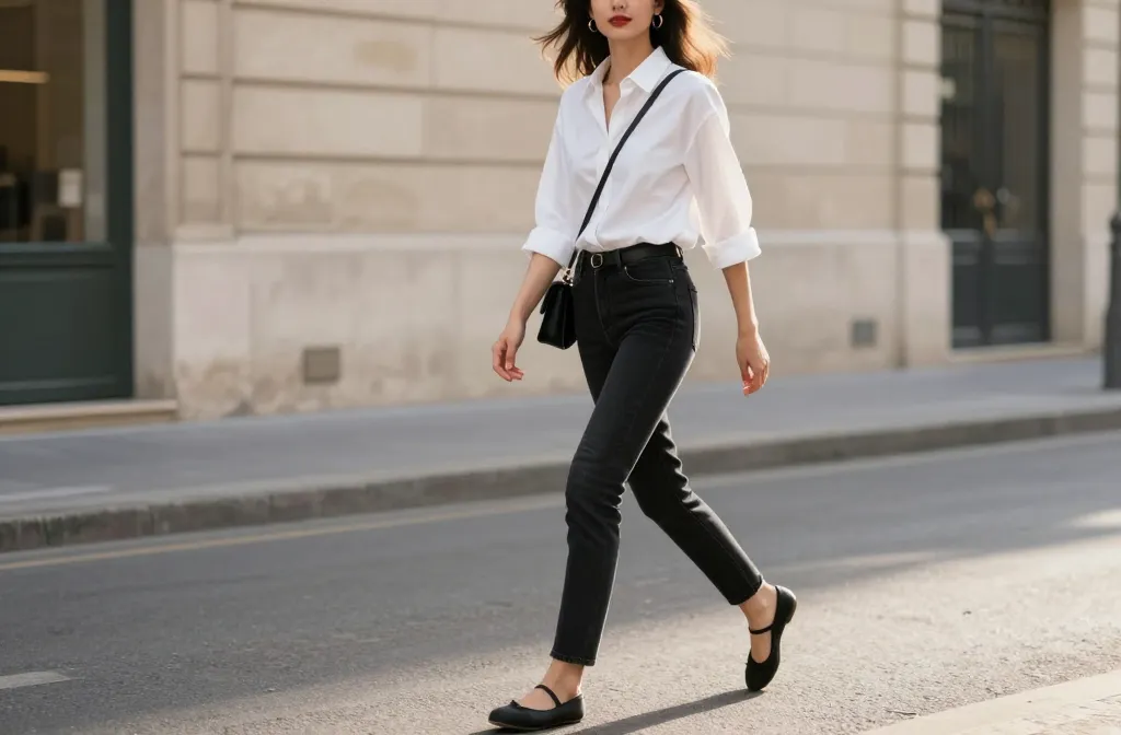 Viral 10 Black Jeans White Shirt Outfits When You “Have Nothing to Wear”