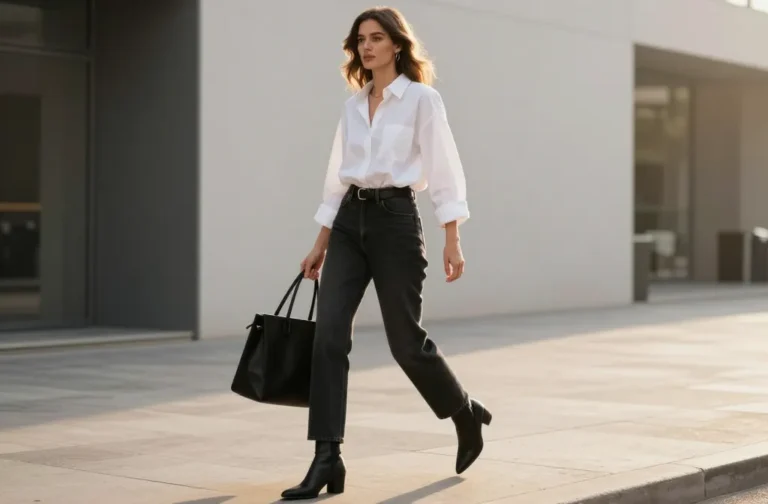 12 Black Jeans Looks That Solve Your “Too Casual or Too Dressy” Problem Now