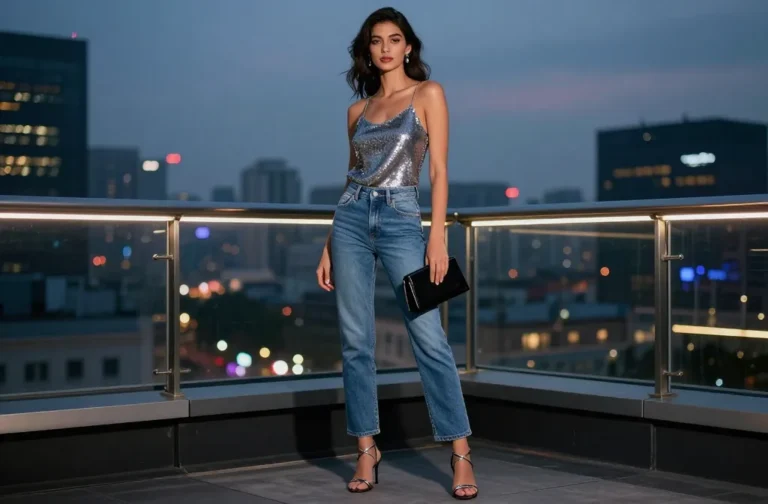 12 Ways to Style Blue Jeans for a Night Out That Wow