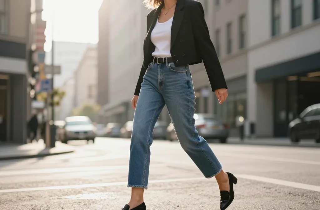 Steal These 10 Blue Jeans Outfits That Hide Your “Problem Areas”