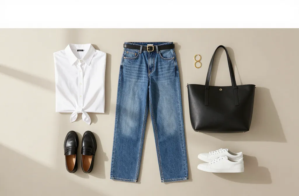 Your Guide to 13 Blue Jeans Outfit Combos That Solve Your “What to Wear” Problem