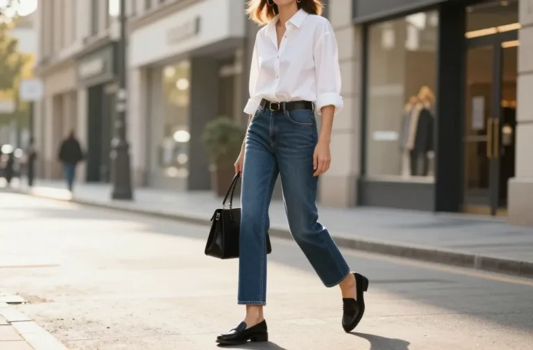 Steal These 12 Dark Blue Jeans Outfits to Upgrade Your Casual Look
