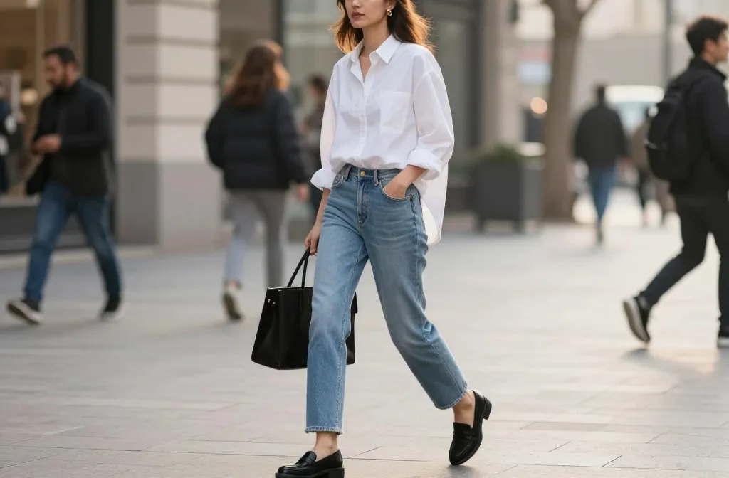 Effortless Chic 14 Light Blue Jeans Outfit Ideas for Busy Mornings