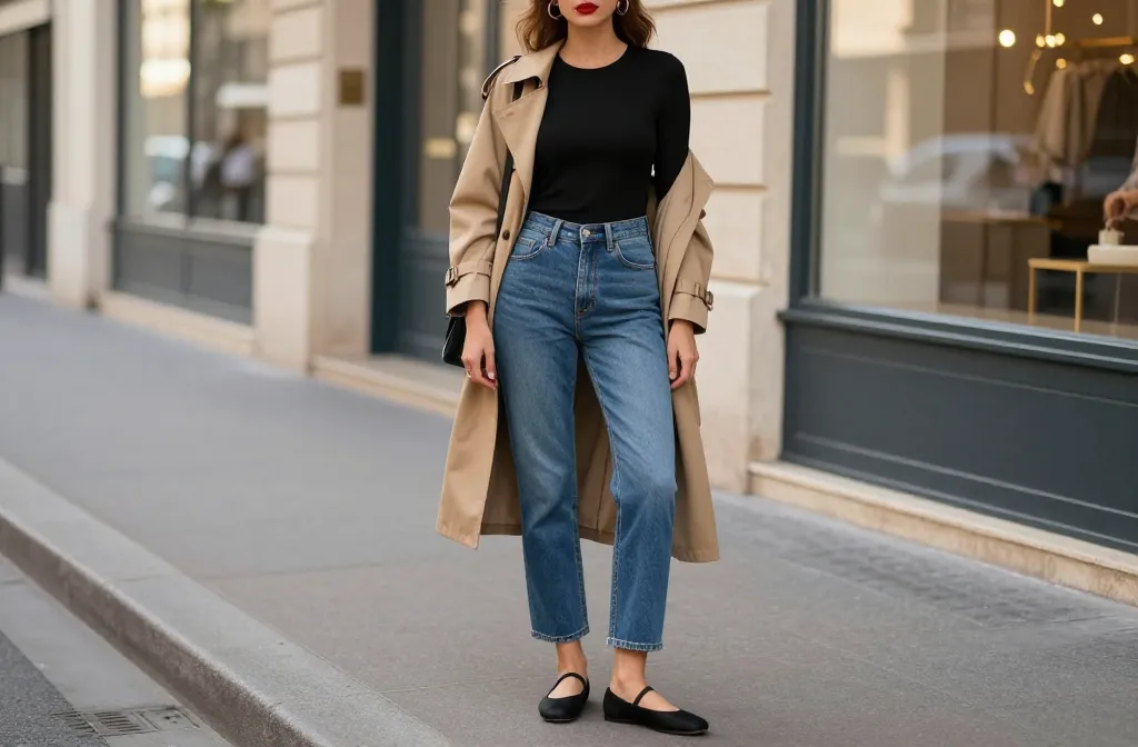 12 Ways to Style a Black Top with Blue Jeans That Wow