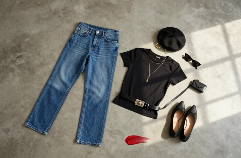 Viral Style Upgrade: 13 Ways to Accessorize Blue Jeans & a Black Top