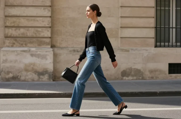 14 Blue Jeans Black Top Outfits That Look Expensive Now