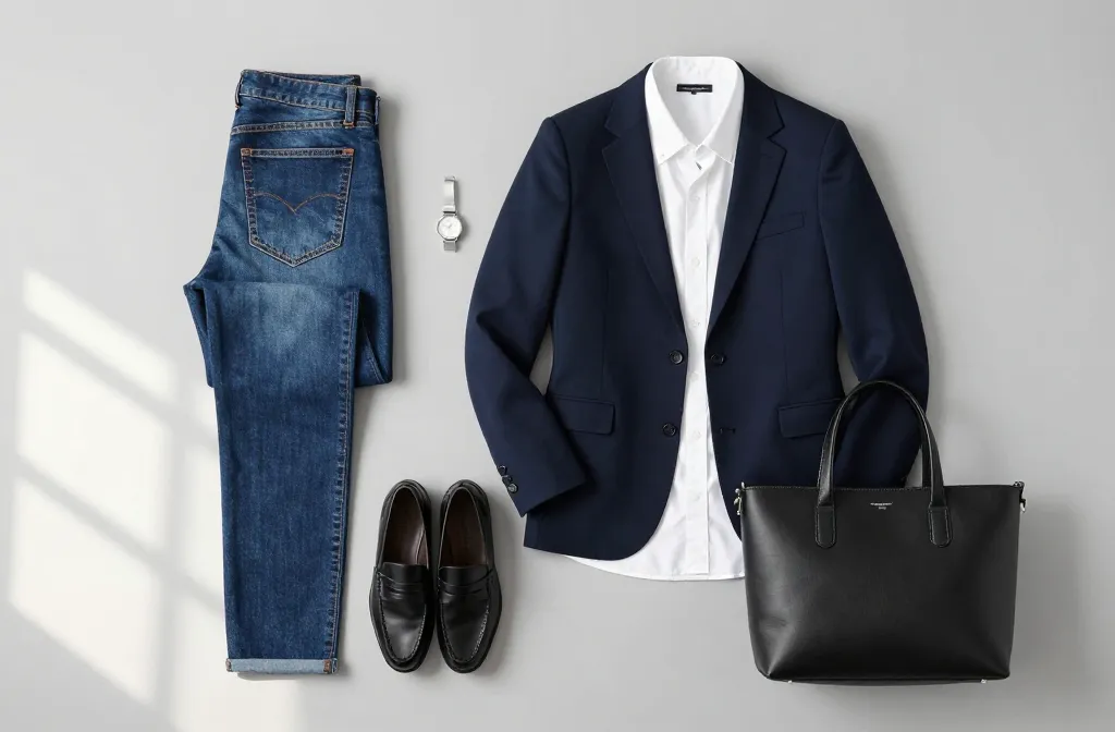 Stylish 13 Blue Jeans White Shirt Looks You Can Wear to Work