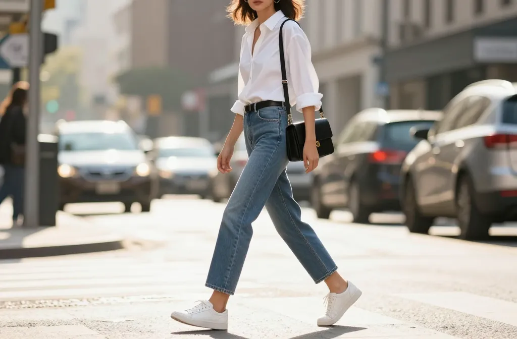 Viral 10 Casual Blue Jeans White Shirt Outfits That Turn Heads
