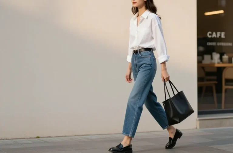 10 Blue Mom Jeans Outfits That Make You Look Instantly Put-Together Now
