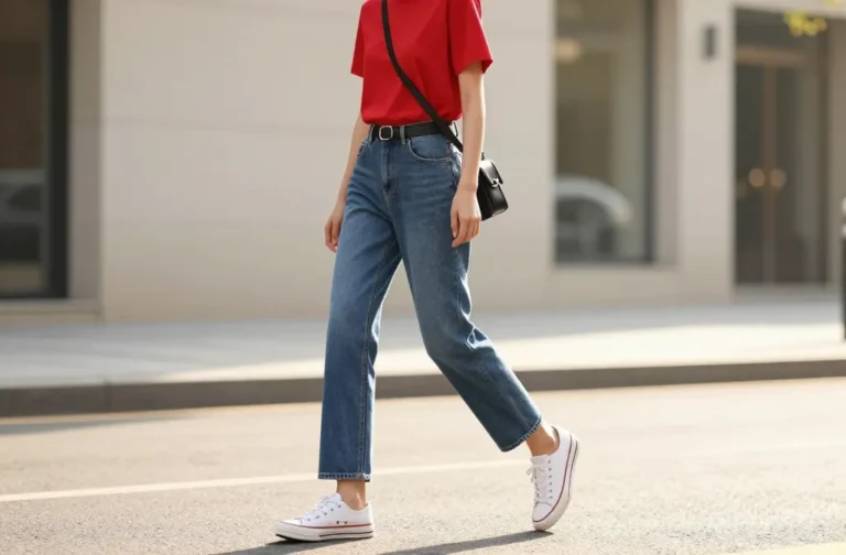 Viral 14 Red Top Blue Jeans Outfit Ideas You Can Copy in Minutes
