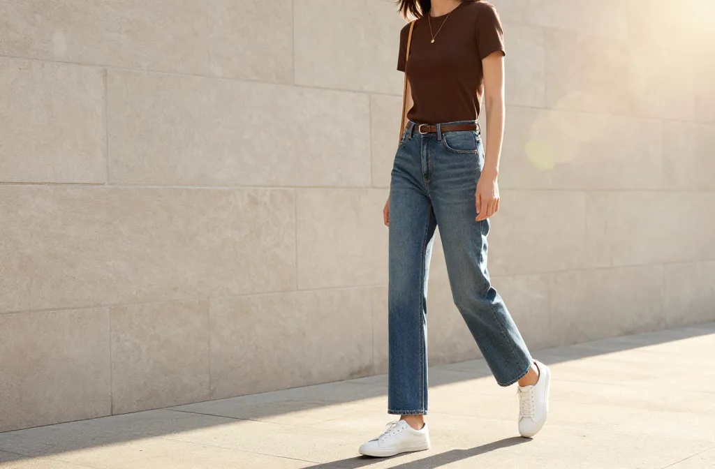 Steal These 13 Brown Top & Blue Jeans Outfit Ideas for Every Season