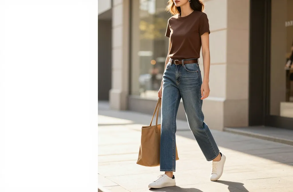 Steal-Worthy 13 Casual to Classy Brown Top + Blue Jeans Outfit Ideas