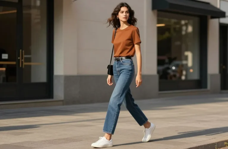 Steal These 10 Brown Top & Blue Jeans Outfits That Look Effortlessly Chic