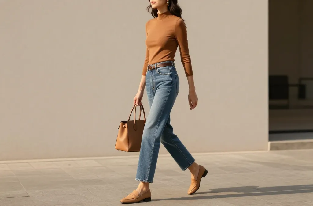Steal These 13 Brown Top & Blue Jeans Outfits That Look Expensive on a Budget